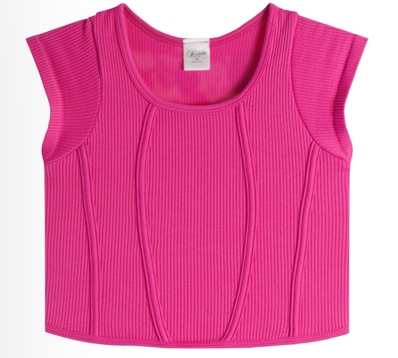 SEAMLESS SOFT RIBBED CAP SLEEVE TOP