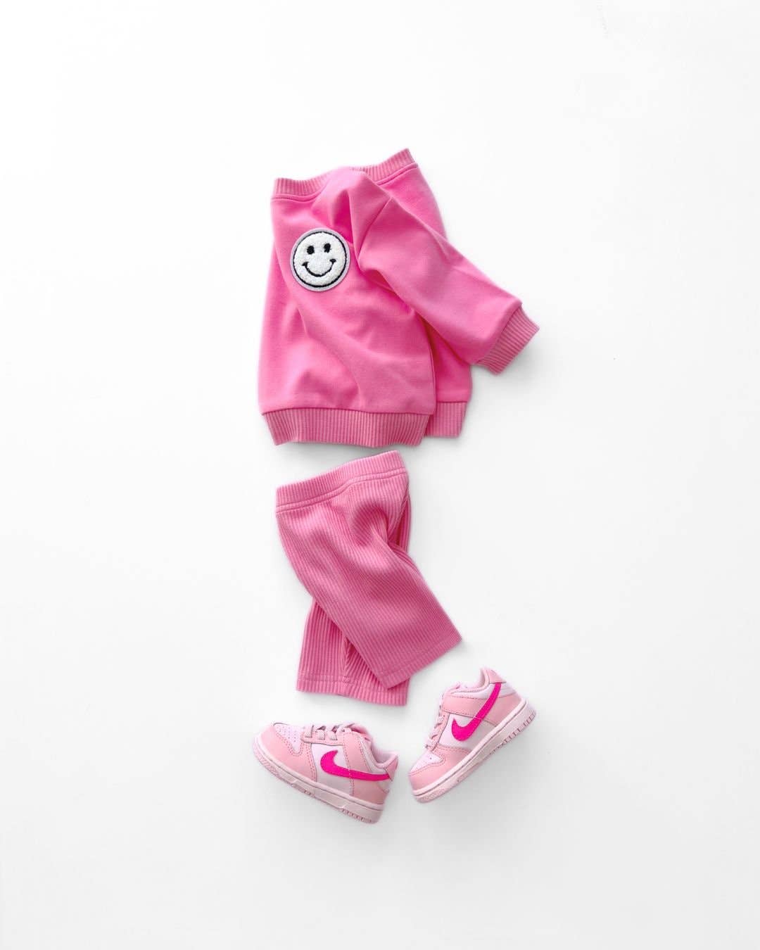 Biker Shorts Set | Pink: 2T